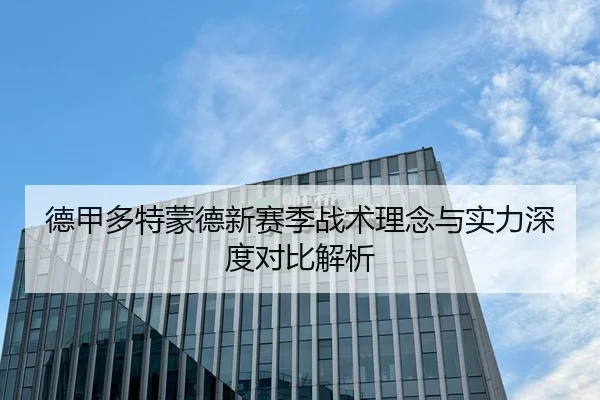 德甲多特蒙德新赛季战术理念与实力深度对比解析
